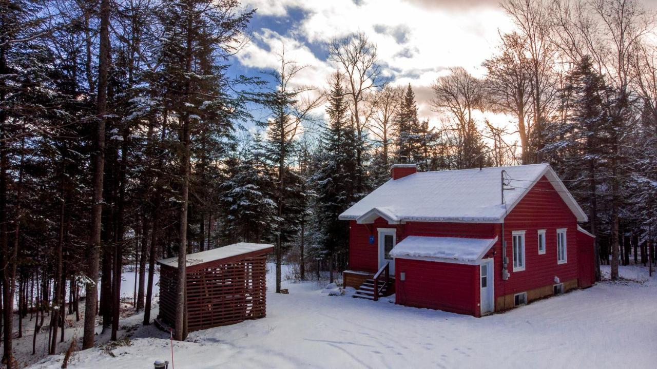 Les Chalets Tourisma - Chalet Dans Les Bois Avec Lac Prive - Le Colibri Saint-Raymond Buitenkant foto